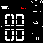 华米跃我Amazfit Bip手表表盘