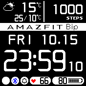 华米跃我Amazfit Bip手表表盘