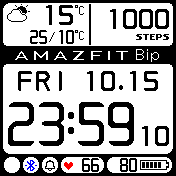 华米跃我Amazfit Bip手表表盘
