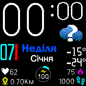 华米跃我Amazfit Bip手表表盘