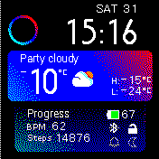 华米跃我Amazfit Bip手表表盘