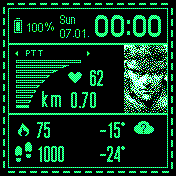 华米跃我Amazfit Bip手表表盘