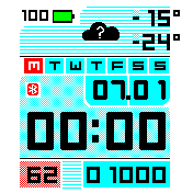 华米跃我Amazfit Bip手表表盘