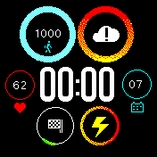 华米跃我Amazfit Bip手表表盘