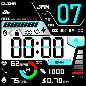 华米跃我Amazfit Bip手表表盘
