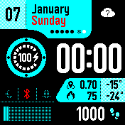 华米跃我Amazfit Bip手表表盘