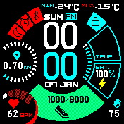 华米跃我Amazfit Bip手表表盘