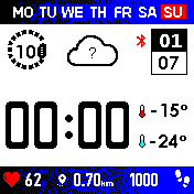 华米跃我Amazfit Bip手表表盘