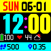 华米跃我Amazfit Bip手表表盘