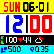 华米跃我Amazfit Bip手表表盘