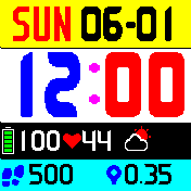 华米跃我Amazfit Bip手表表盘