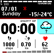 华米跃我Amazfit Bip手表表盘