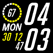 华米跃我Amazfit Bip手表表盘