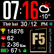 华米跃我Amazfit Bip手表表盘