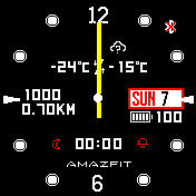 华米跃我Amazfit Bip手表表盘