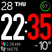 华米跃我Amazfit Bip手表表盘