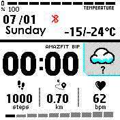 华米跃我Amazfit Bip手表表盘