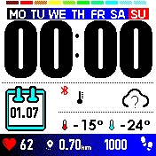 华米跃我Amazfit Bip手表表盘
