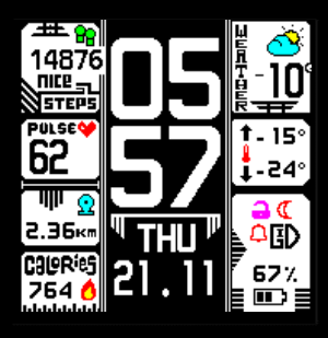 华米跃我Amazfit Bip手表表盘