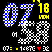 华米跃我Amazfit Bip手表表盘