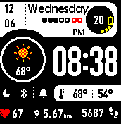 华米跃我Amazfit Bip手表表盘