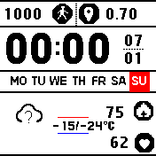 华米跃我Amazfit Bip手表表盘
