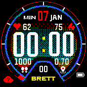 华米跃我Amazfit Bip手表表盘