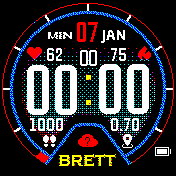 华米跃我Amazfit Bip手表表盘