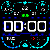 华米跃我Amazfit Bip手表表盘