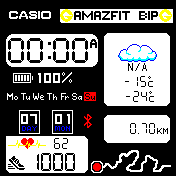 华米跃我Amazfit Bip手表表盘
