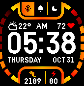 华米跃我Amazfit Bip手表表盘