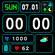 华米跃我Amazfit Bip手表表盘