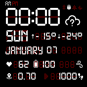 华米跃我Amazfit Bip手表表盘
