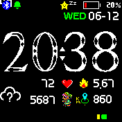 华米跃我Amazfit Bip手表表盘