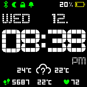 华米跃我Amazfit Bip手表表盘