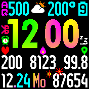 华米跃我Amazfit Bip手表表盘