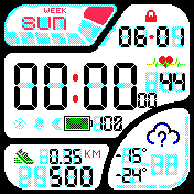 华米跃我Amazfit Bip手表表盘