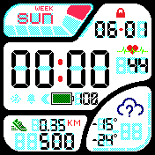 华米跃我Amazfit Bip手表表盘