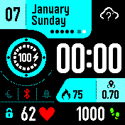 华米跃我Amazfit Bip手表表盘