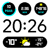华米跃我Amazfit Bip手表表盘