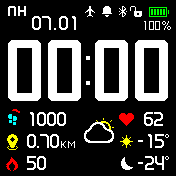 华米跃我Amazfit Bip手表表盘