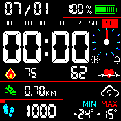 华米跃我Amazfit Bip手表表盘