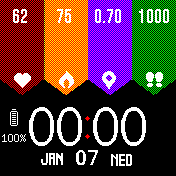 华米跃我Amazfit Bip手表表盘
