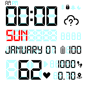华米跃我Amazfit Bip手表表盘
