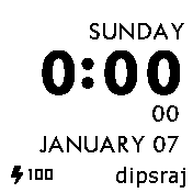 华米跃我Amazfit Bip手表表盘