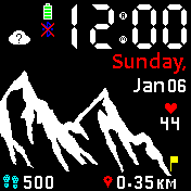 华米跃我Amazfit Bip手表表盘