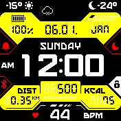 华米跃我Amazfit Bip手表表盘
