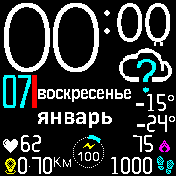 华米跃我Amazfit Bip手表表盘