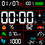 华米跃我Amazfit Bip手表表盘