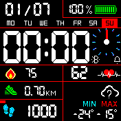 华米跃我Amazfit Bip手表表盘